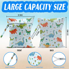 Durable leak-proof HDHBP bag for beach and pool towels.
