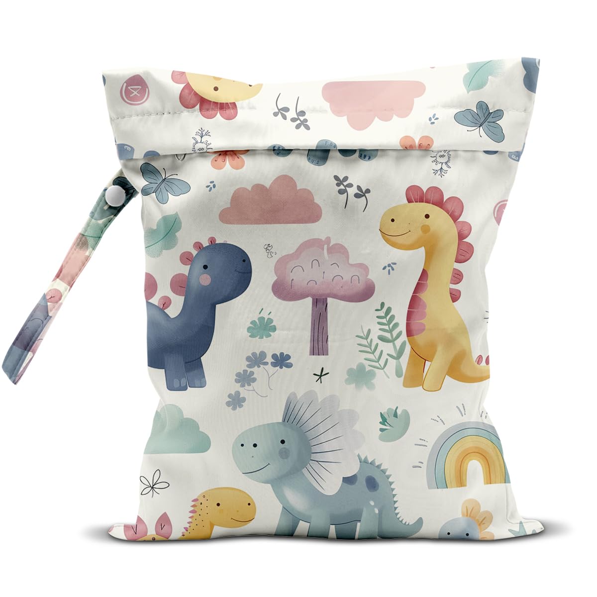 HDHBP wet bag with double compartments keeps wet and dry items separated during travel.