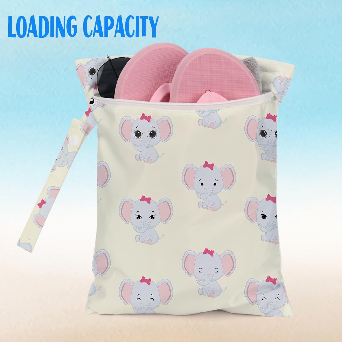 HDHBP wet bag ideal for travel and beach days, lightweight yet sturdy