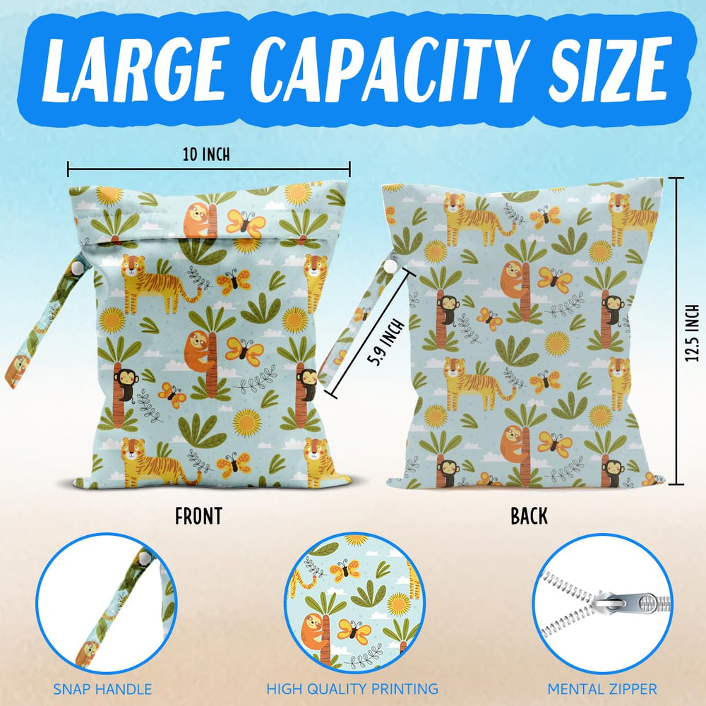 HDHBP wet-dry bag double-compartment design separates wet and dry items
