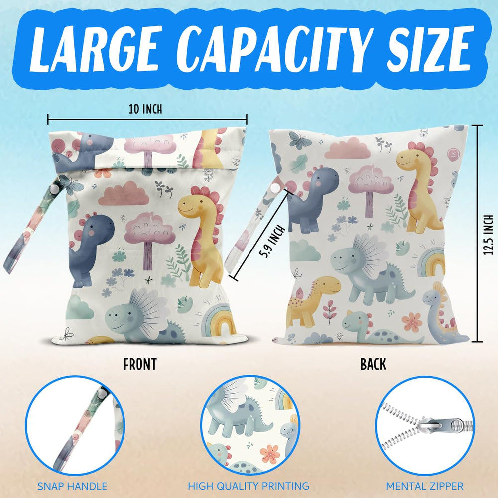 HDHBP wet-dry bag with leak-proof design protects clothes at beach or pool.