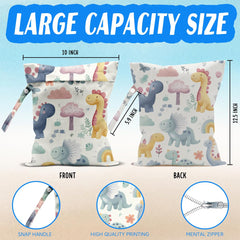 HDHBP wet-dry bag with leak-proof design protects clothes at beach or pool.