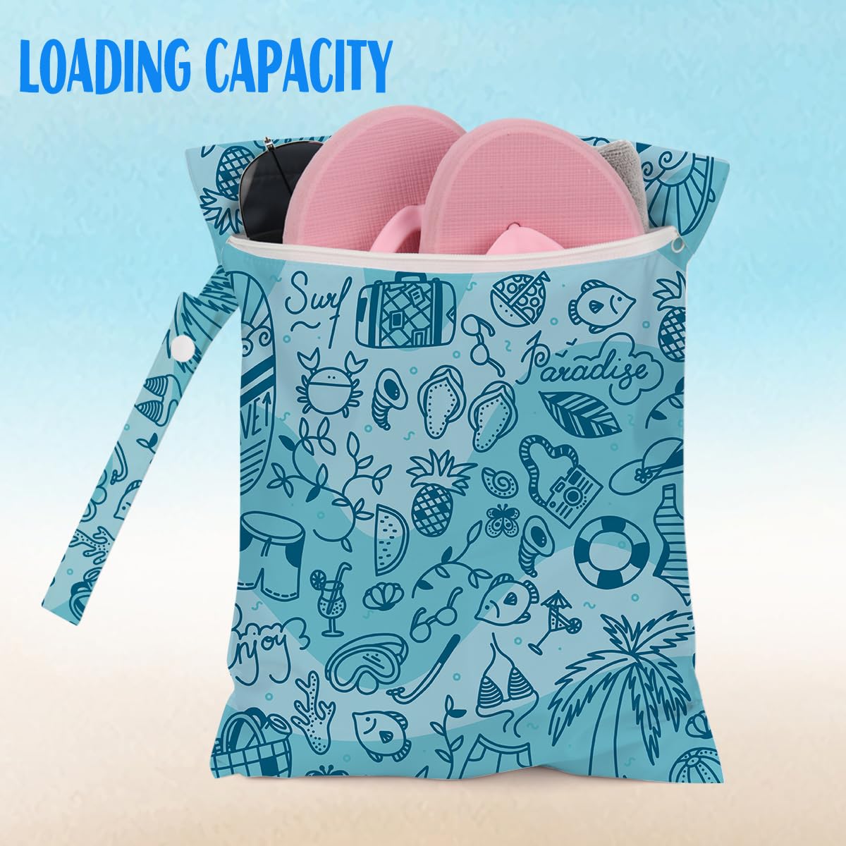 HDHBP wet bag doubles as a gym bag to separate sweaty clothes from gear.