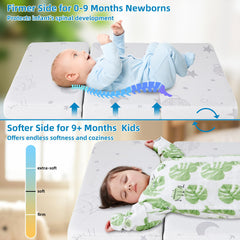 HDJOAPS Premium foam cushions baby for comfortable sleep during naps.