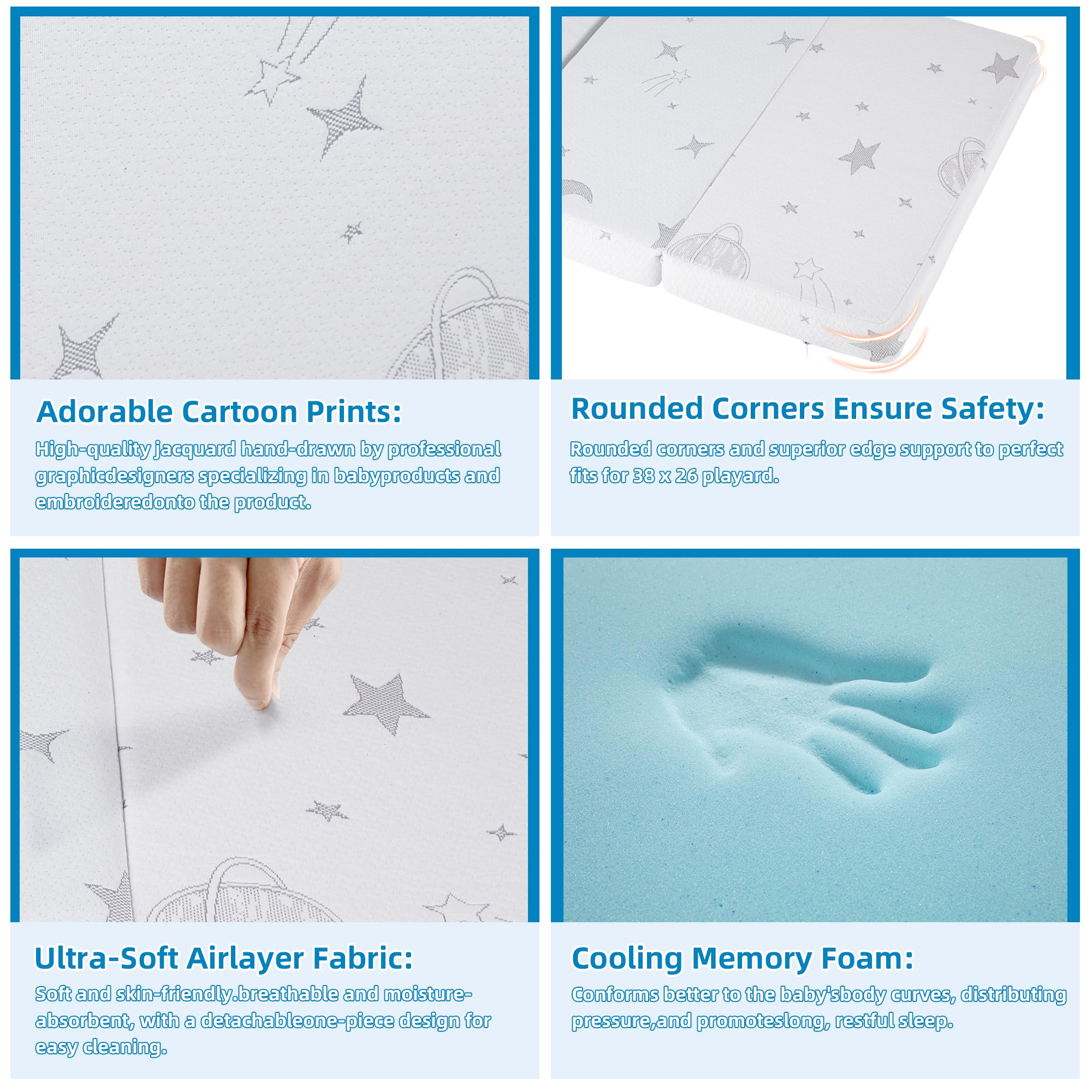 HDJOAPS Washable cover simplifies cleaning after messes.
