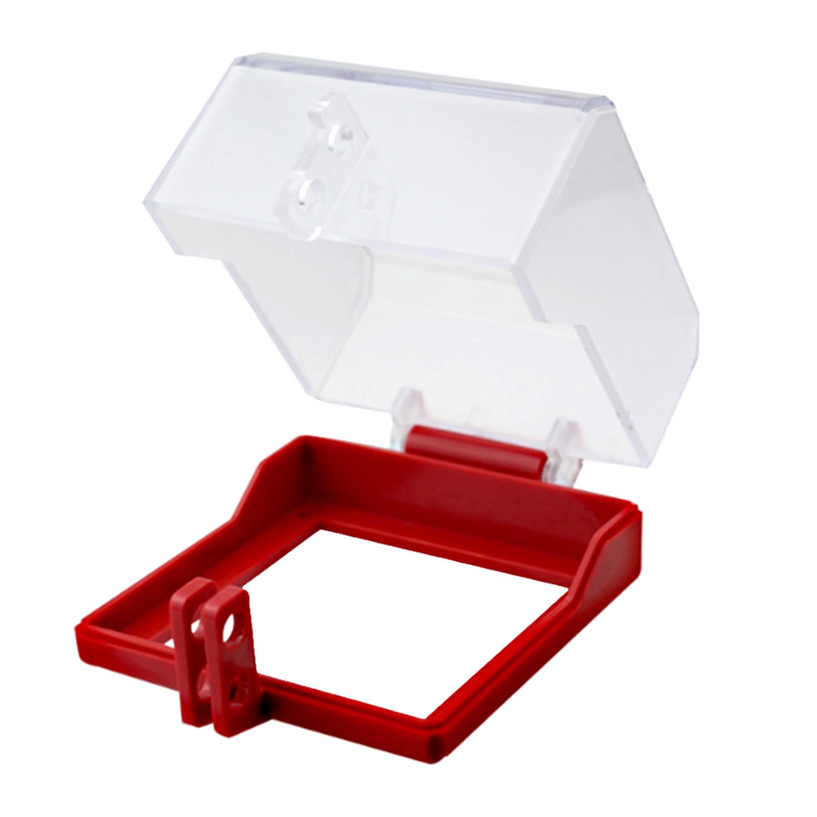 Hdtyyln emergency stop button cover with transparent lid protects critical switches in factories.