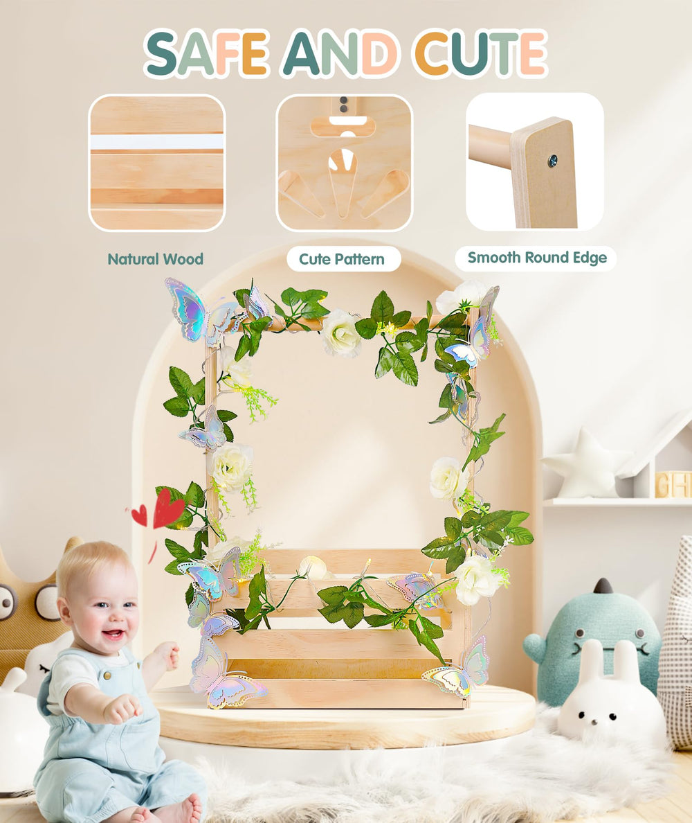 HDUYFYD baby gift crate supports versatile use as a storage and display solution.
