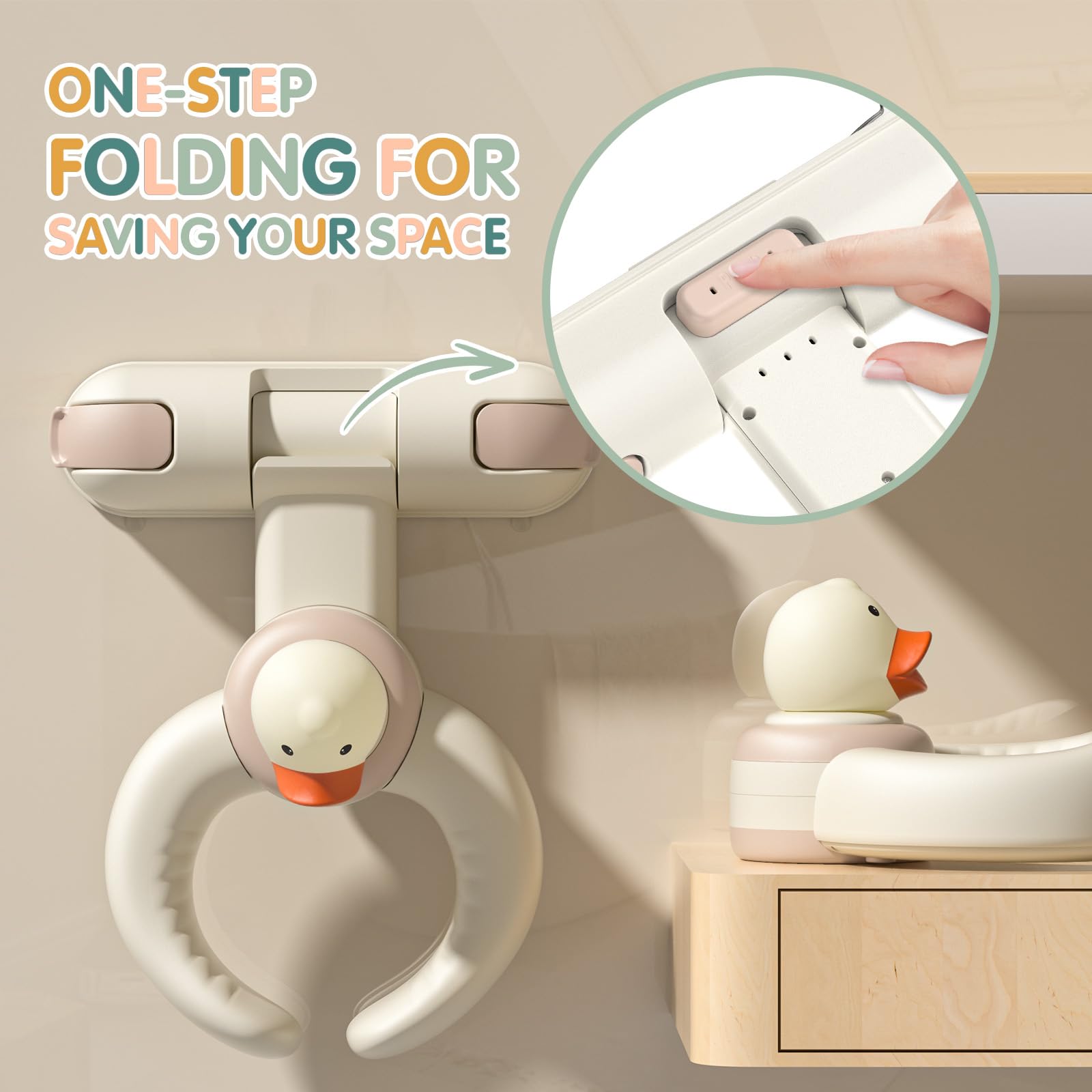 HDUYFYD durable ABS plastic and waterproof fabric for quick cleaning.