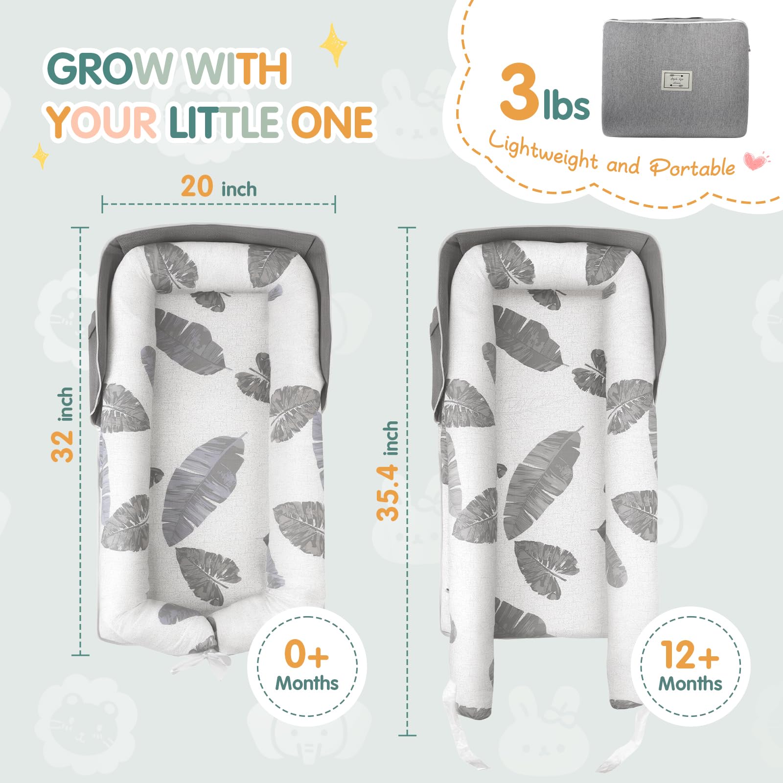HDUYFYD portable lounger comes with a compact carry bag for quick trips