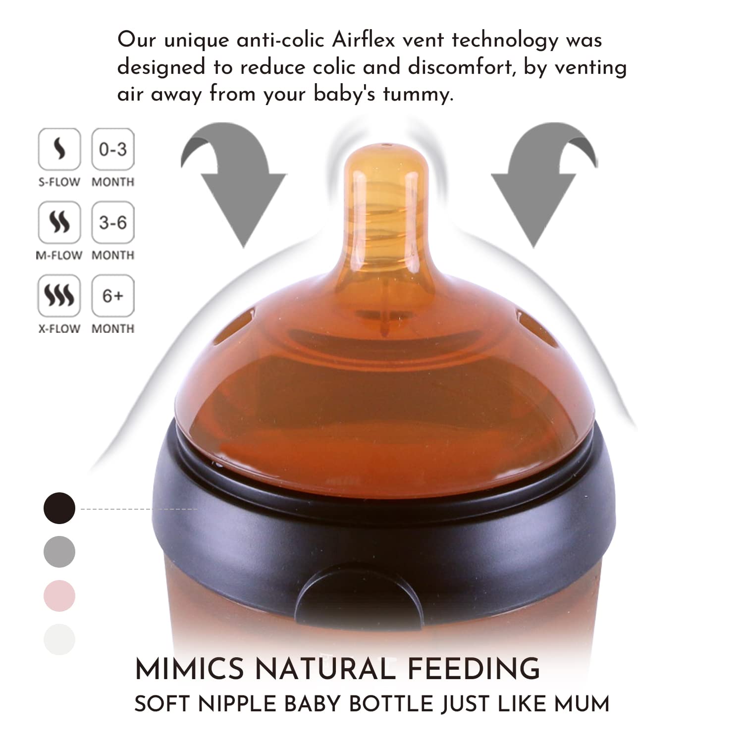 HE OR SHE silicone baby bottle safe cleaning options compatible with steam and dishwasher