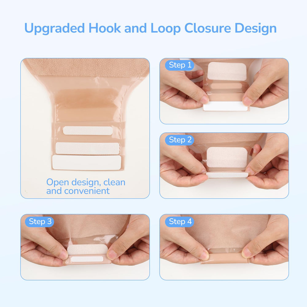 Heagimed colostomy bag carbon filter odour barrier reduces smells.