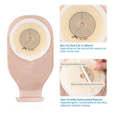 Heagimed deodorising holes with aroma tablets reduce odour while filtering air.