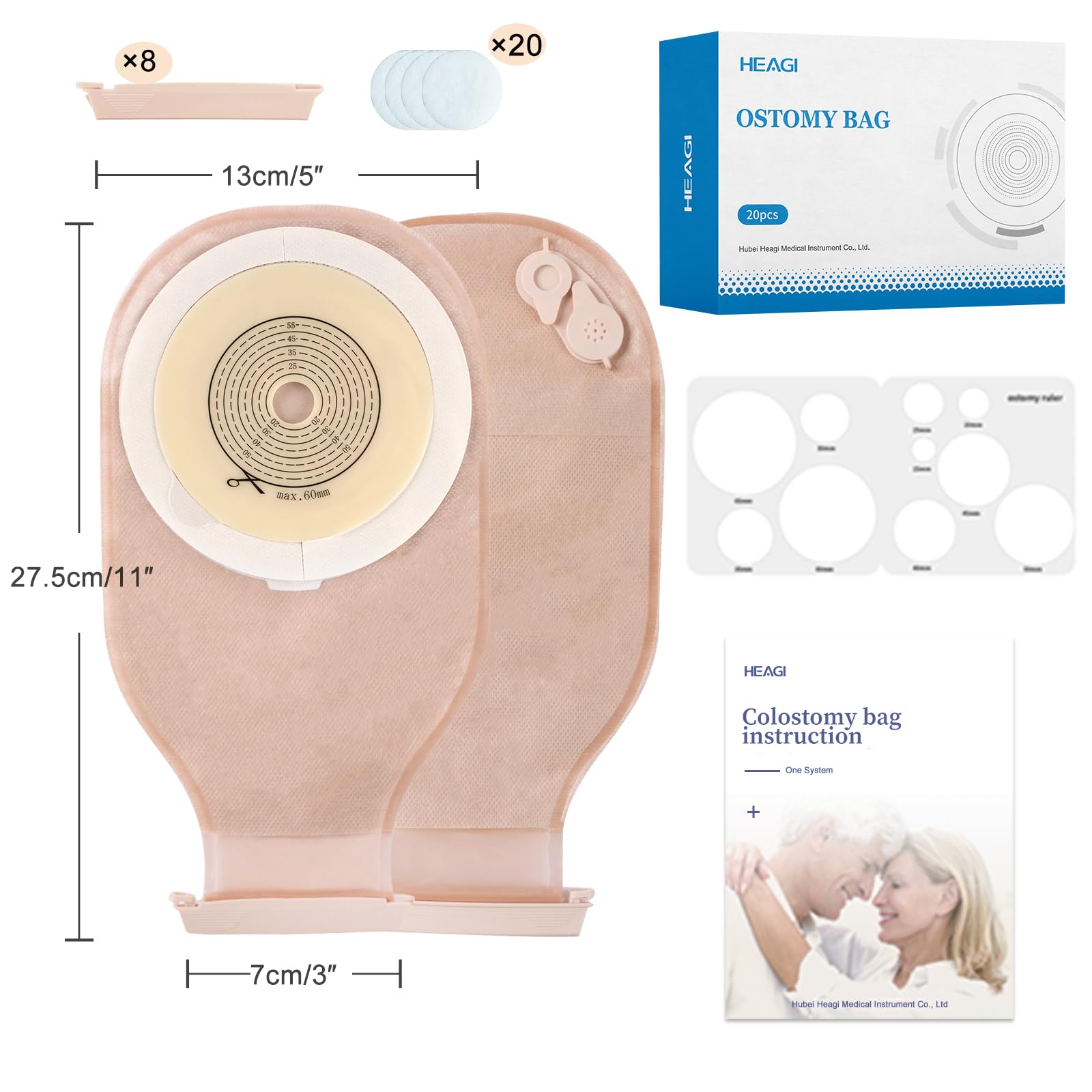 Heagimed double-layer adhesion enhances security during wear.