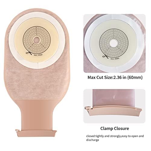 HeagiMed drainable ostomy bag with clamp closure for reliable emptying.