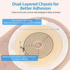 Heagimed hydrocolloid wafer skin-friendly design reduces irritation and wear time.