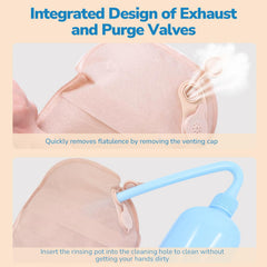 Heagimed one-piece ostomy bag offers simple handling and changes.
