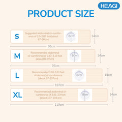 Heagimed ostomy belt breathable fabric keeps you dry and comfortable.