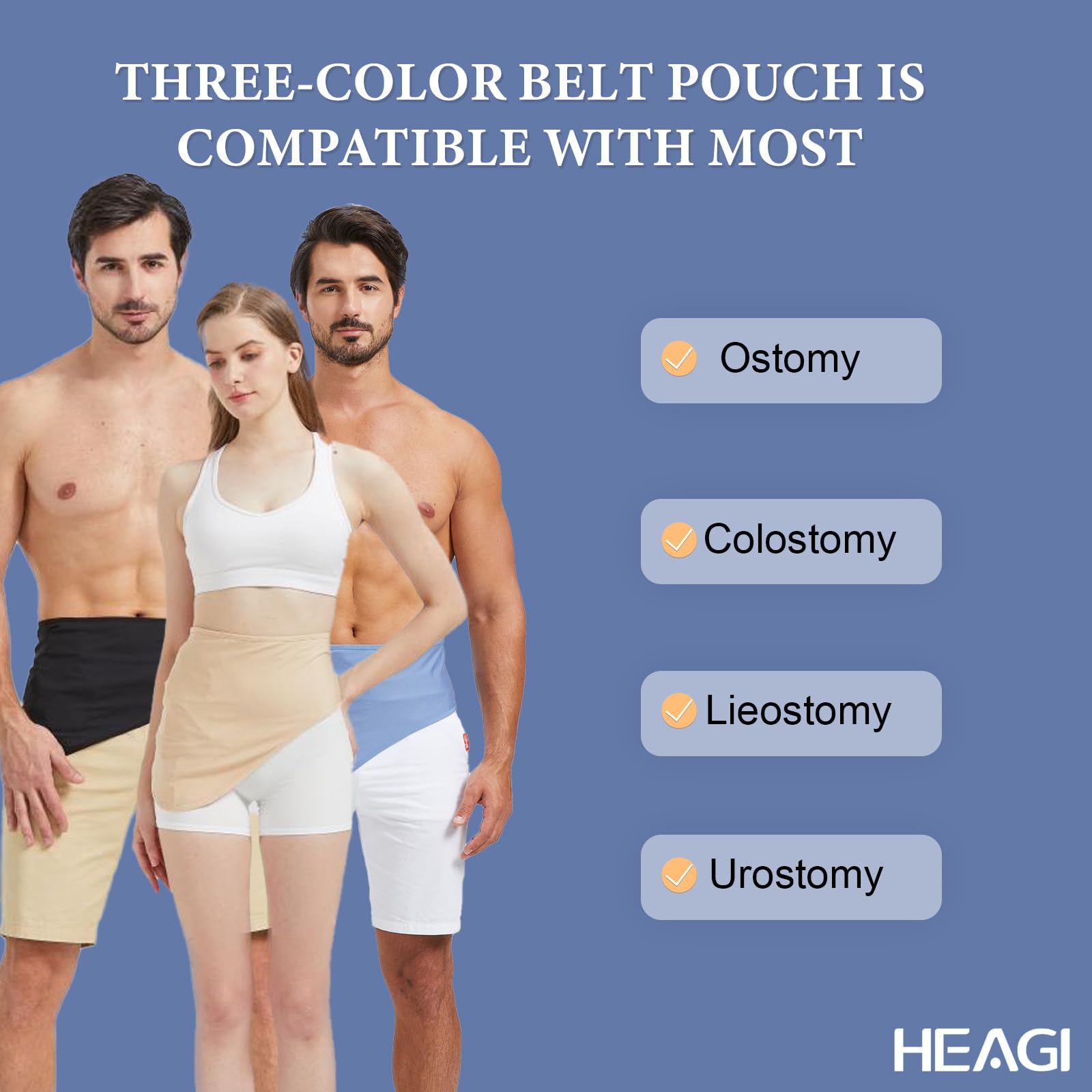 Heagimed belt combines daily comfort with practical design for active use.