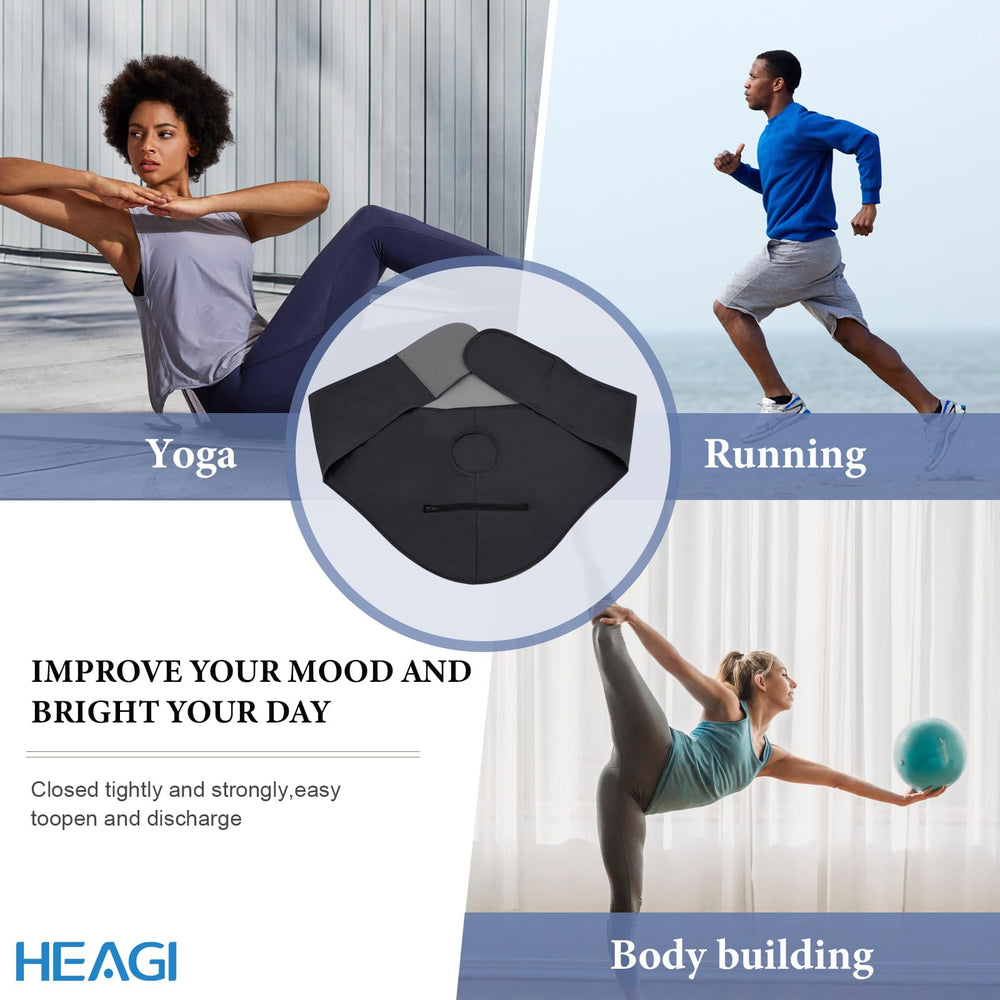 Soft, breathable fabric of Heagimed ostomy belt ensures comfortable all-day wear.