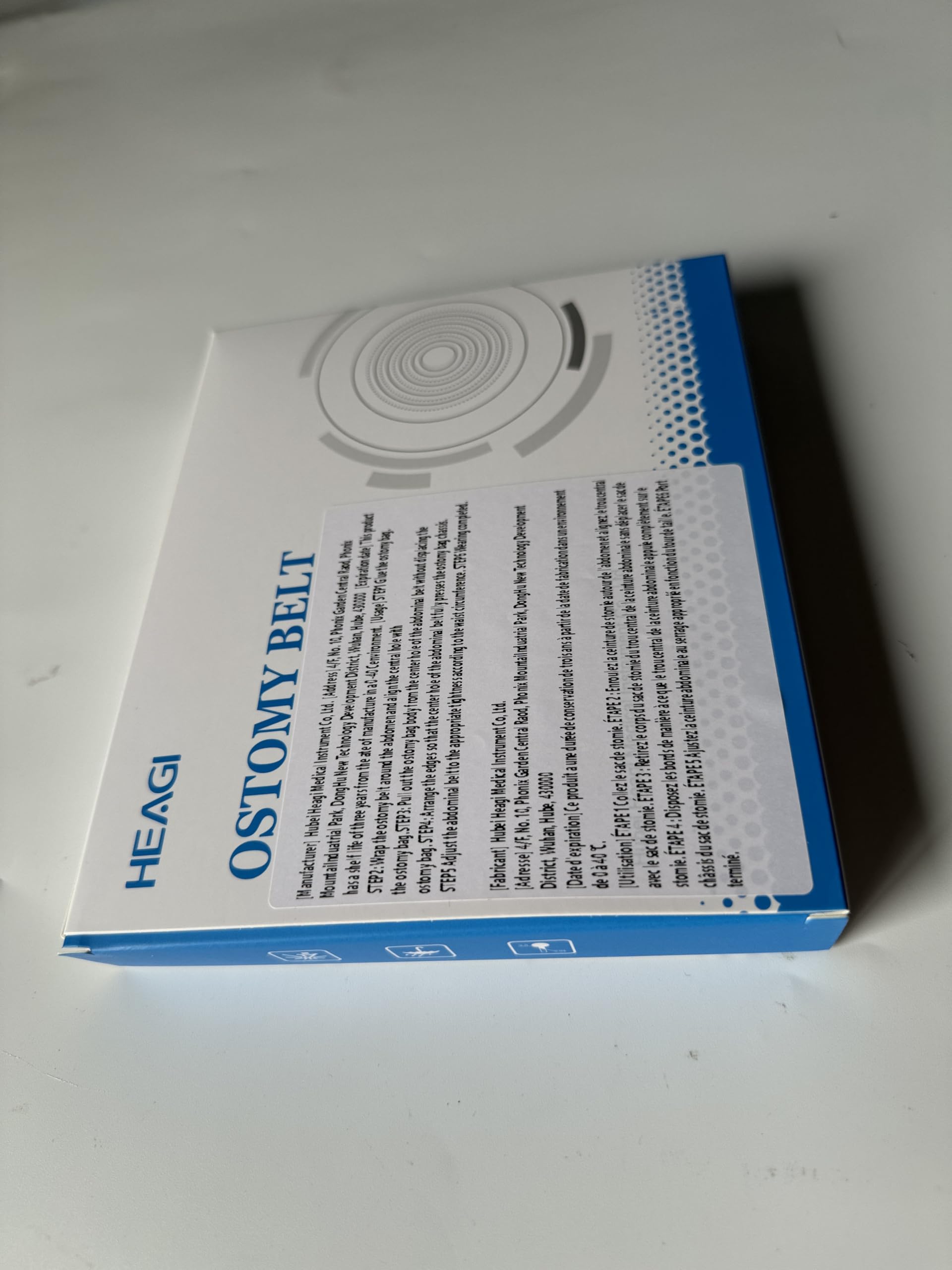 Heagimed ostomy belt xl size for larger waists.