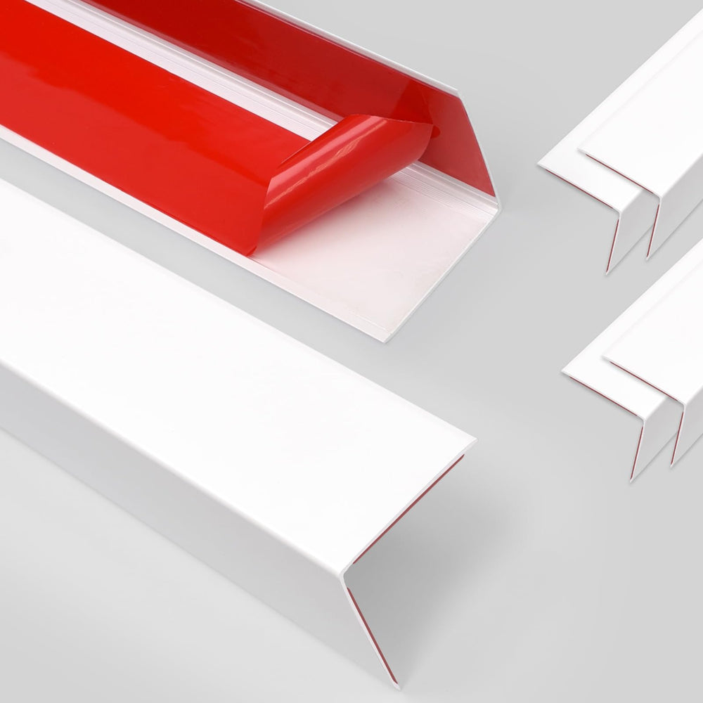 HEAINAIYOO corner protector 45inch white on wall provides durable edge protection