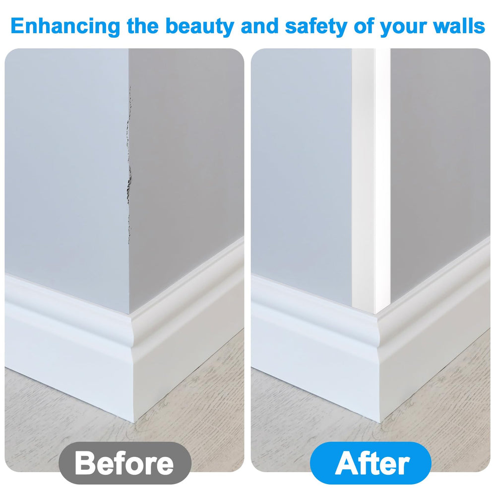 HEAINAIYOO wall and furniture corner trim shown on cabinet edge enhances durability