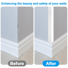 HEAINAIYOO wall and furniture corner trim shown on cabinet edge enhances durability