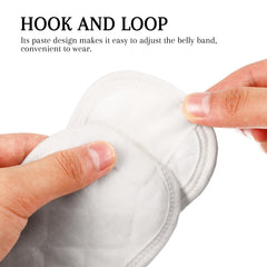 Healeved baby belly band cotton fabric close-up emphasizes breathable material