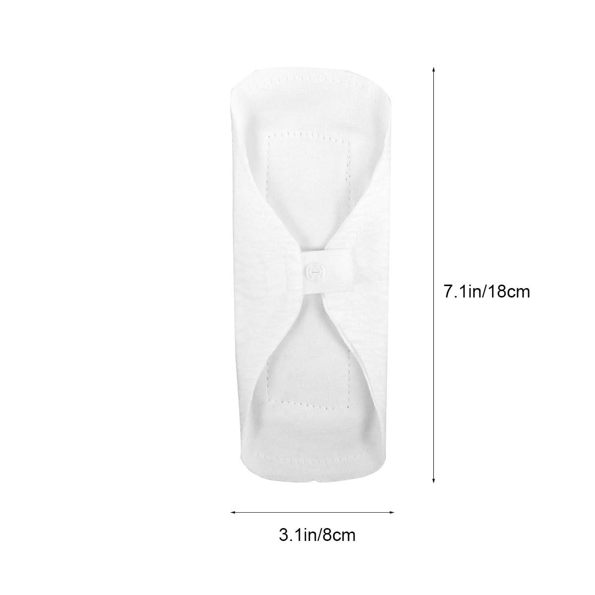Hidden-button design keeps Healeved pad securely in place during activity