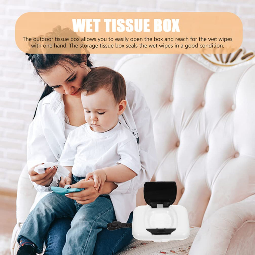 Healeved portable wipe holder waterproof shows rugged design for outdoor outings and spills
