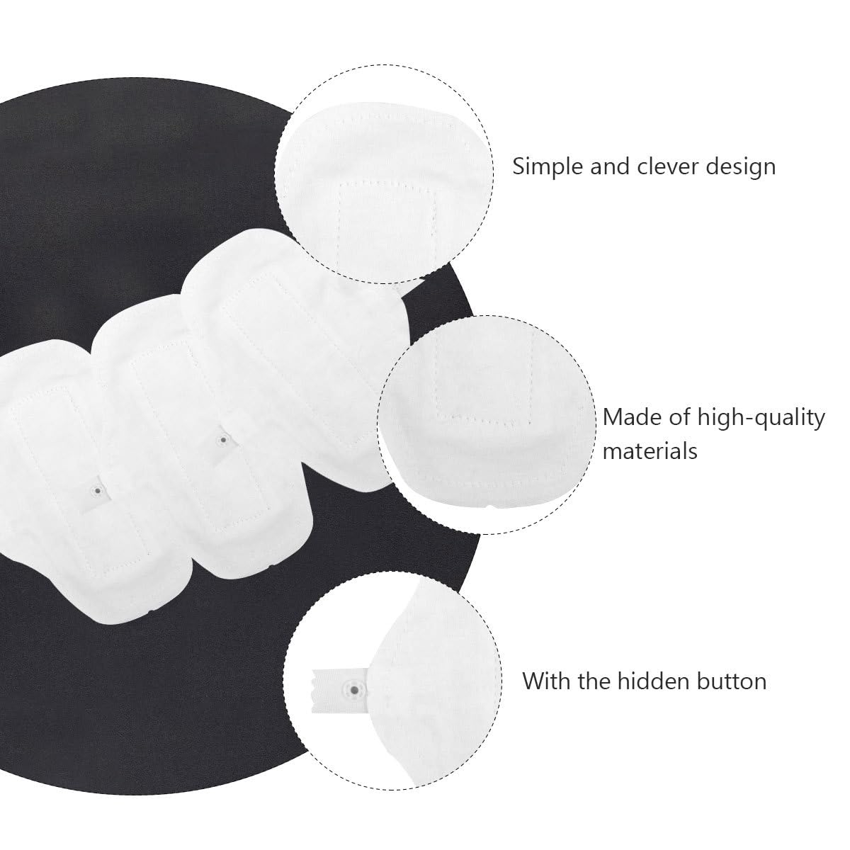 Thin design offers discreet wear under clothing with comfort