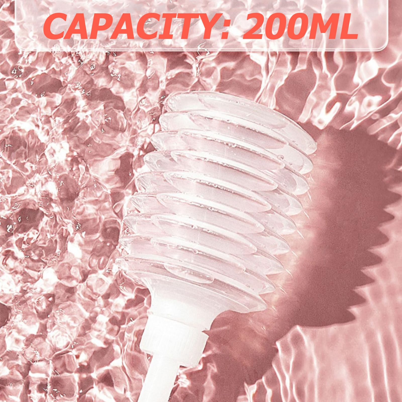 Healifty 10-pack enema bottles with clear visibility for monitoring liquid