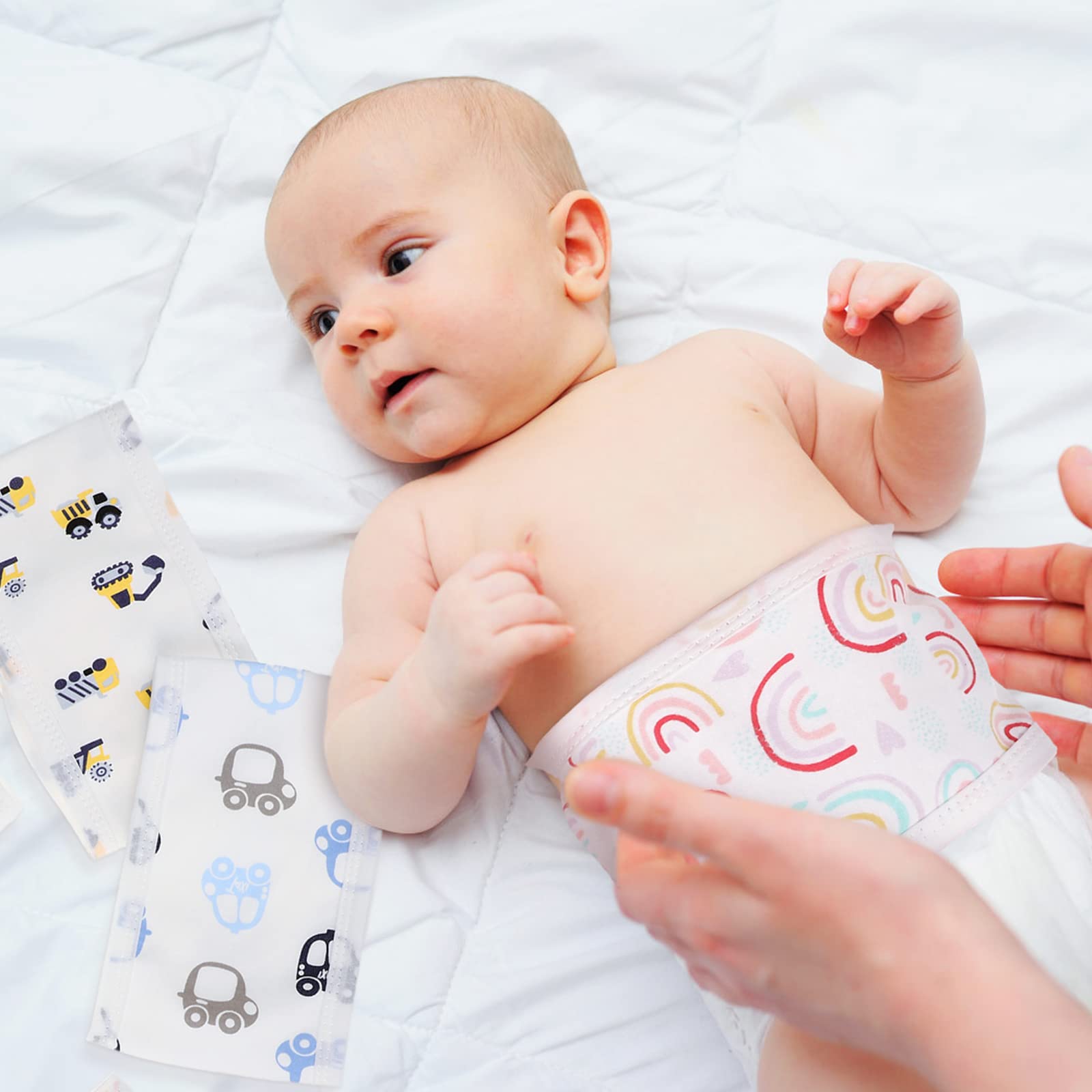 Healifty baby belly band collection fits multiple outfits and naps.