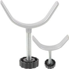 Healifty baby gate on a stair banister using pressure mounting for safe passage.