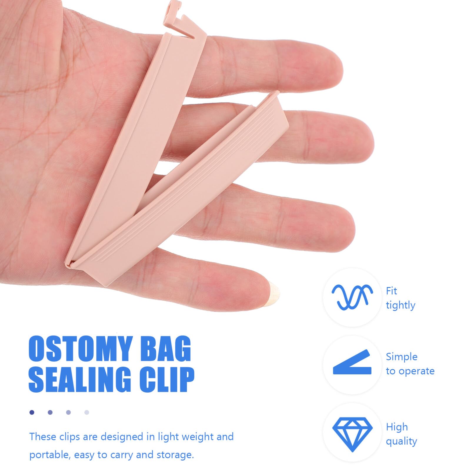 Healifty fistula care clip features a simple design for quick use.