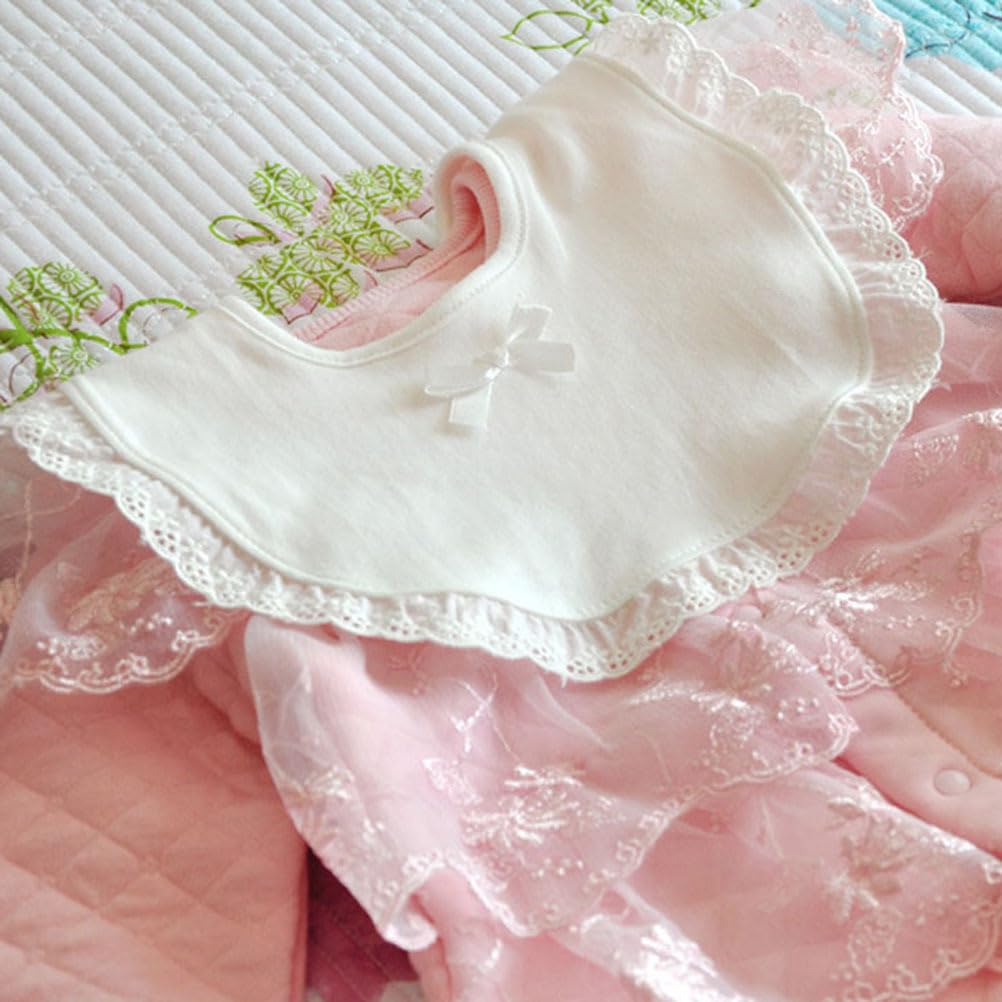 Healifty lace embellished bib adds a stylish look for everyday wear and occasions.