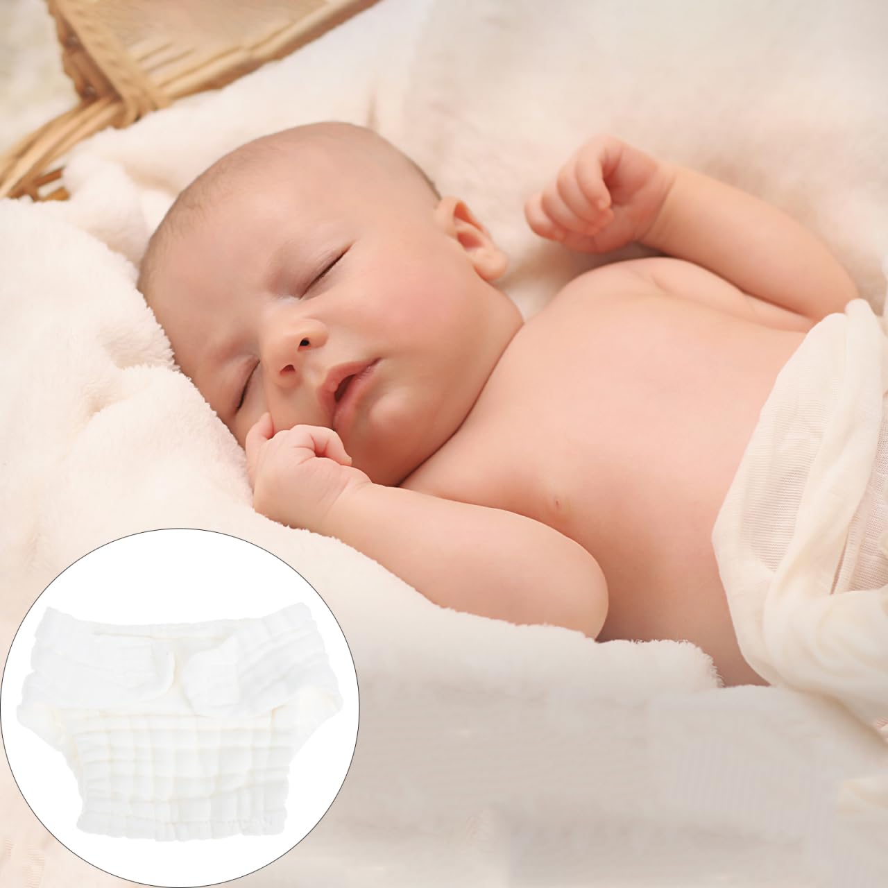 Healifty cotton pant closeup showing soft fabric for sensitive baby skin.