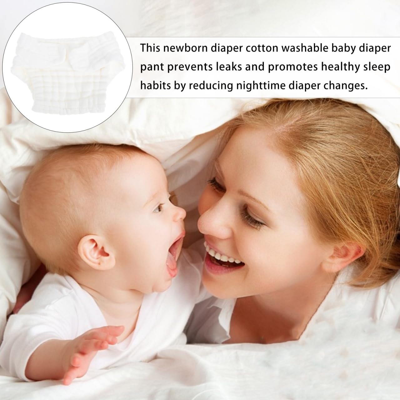 Healifty reusable diaper cover highlighting eco-friendly design.