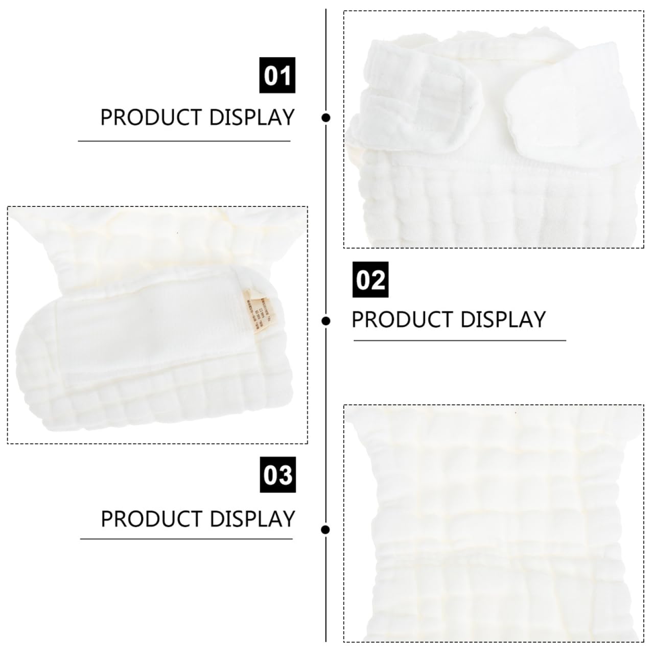 Healifty skin-friendly cotton fabric in Healifty newborn diapers for delicate skin.