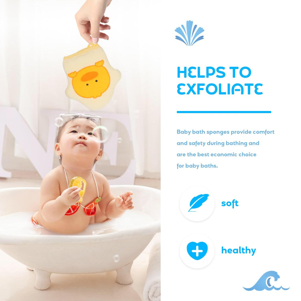 Healifty soft cotton glove provides comfortable lather during baths.