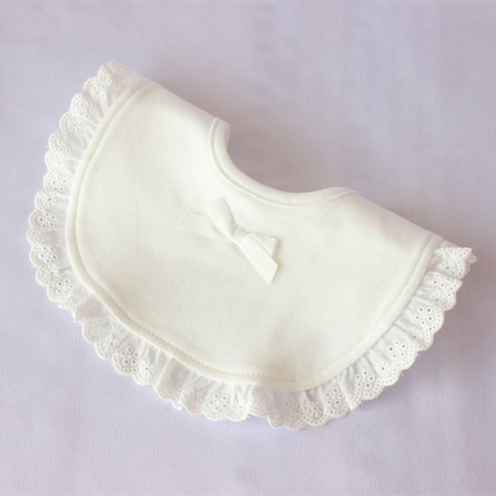 Healifty stylish bib complements both casual and dressy baby outfits.