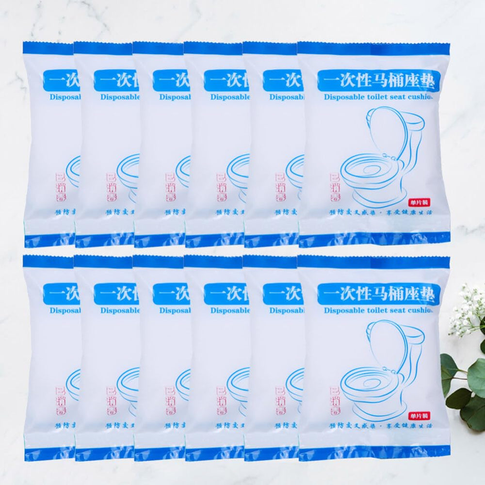 Healifty white toilet seat covers bulk pack for home trips