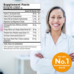 Health and Her Mind+ capsules on white background for convenient supplementation