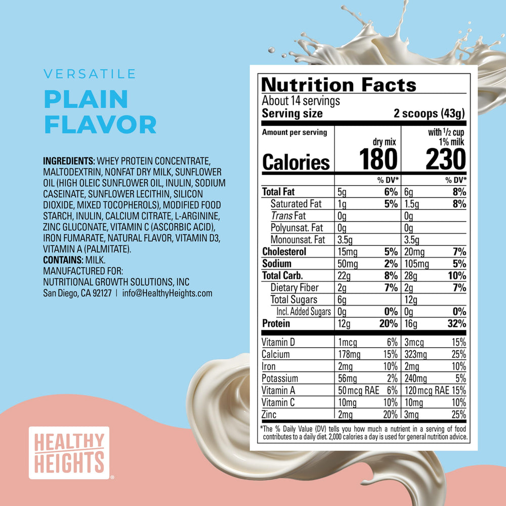 Child enjoying Healthy Heights Grow Daily shake, a protein option for active afternoons