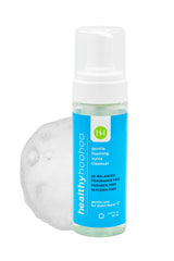 Healthy Hoohoo bottle with pump for gentle daily cleansing.