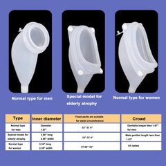 Healva silicone condom catheter close-up showing soft material.