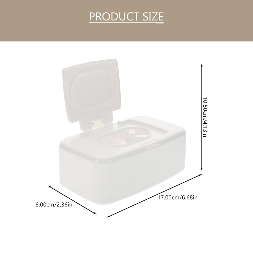 Healvian Wet Wipe Box sits on a nursery table for quick cleanups.