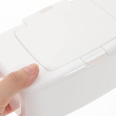 Healvian wipe dispenser compact design fits neatly on counters and desks.