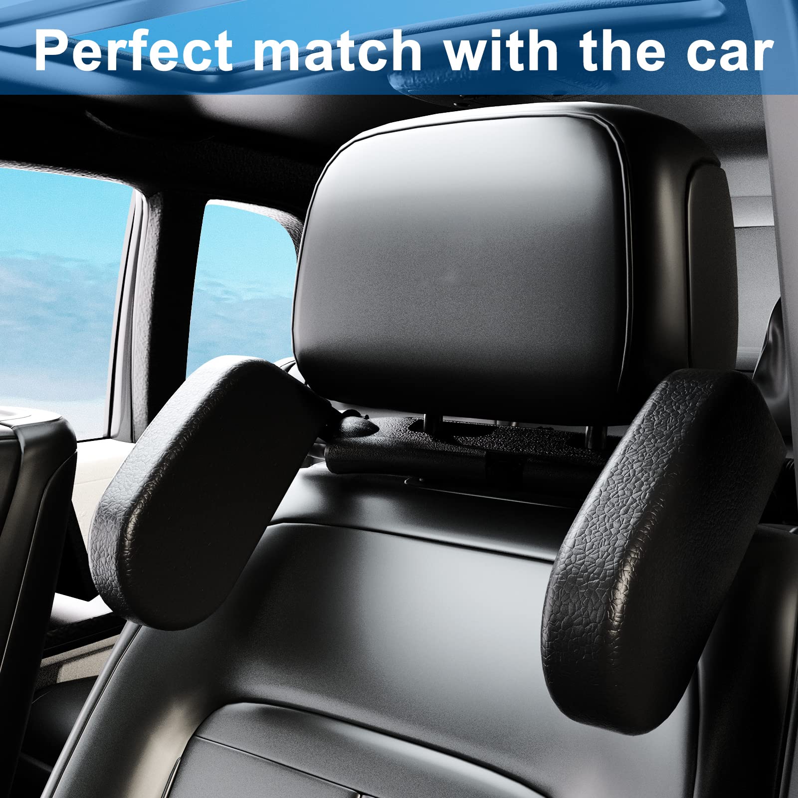 Heapany car seat with metal rods for stable, secure support.