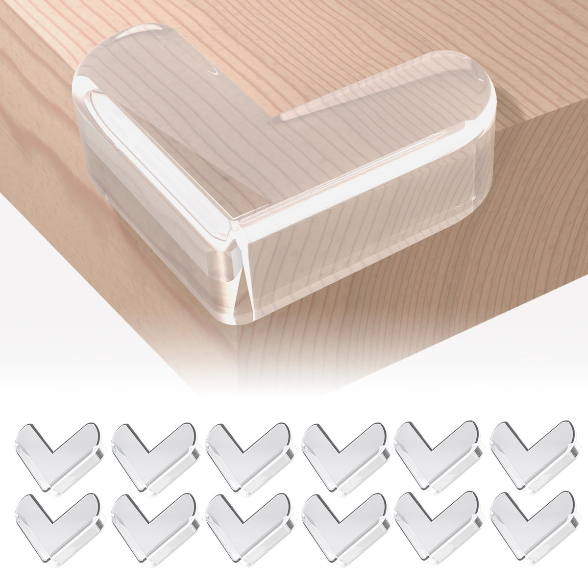 Heart of Tafiti corner guards clear pack protecting furniture edges for babyproofing